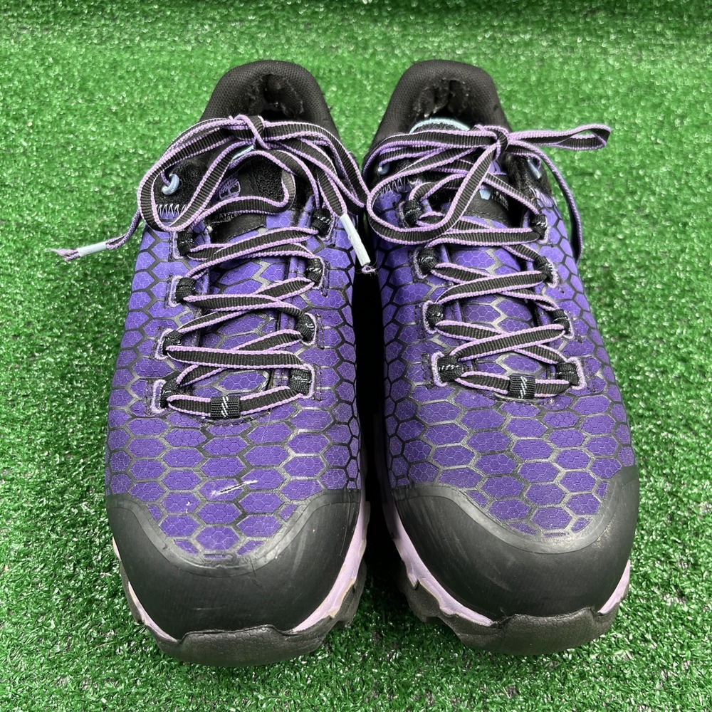 Timberland PRO Anti-Fatigue Technology Size 8.5M Womens Alloy Toe‎ Shoes Purple